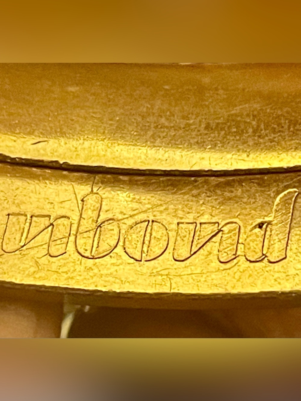 24K Gold Plating over Stainless Steel Stackable Bangles w/ Freedom Quote - Picture 6 of 6
